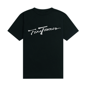 Camiseta con escritura cursiva